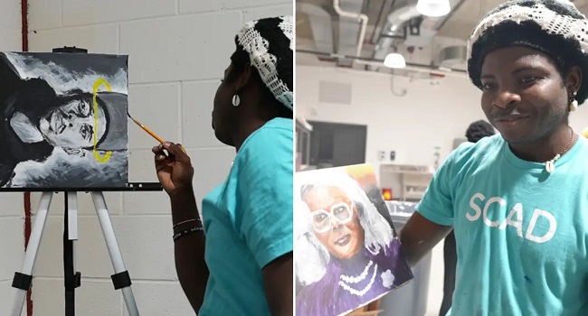 Nigerian Art Student Sets New Guinness World Painting Record