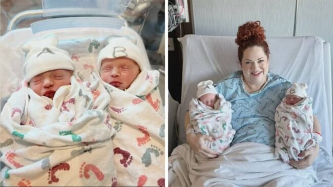 PHOTOS: Twin girls born minutes apart, different years in Croatia