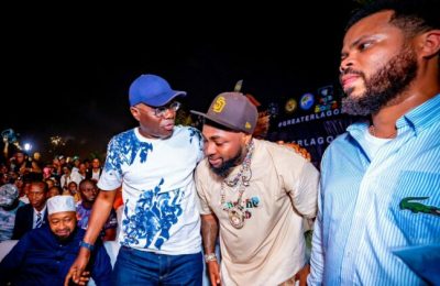 Sanwo-Olu, Davido, Olamide, others, attend Lagos countdown 2024 Fiesta