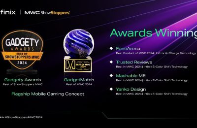 Infinix's First Dual-Core Flagship Mobile Gaming Technology Wins Best of Showstopper MWC 2024