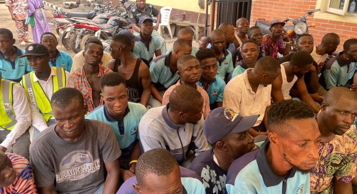 Lagos taskforce arrests 51 suspected highway robbers