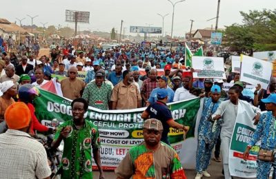 NLC, activists protest economic hardships, hunger in Osogbo