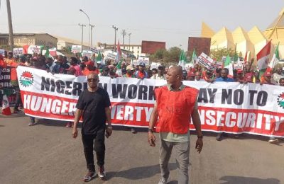 NLC begins nationwide protest over economic hardship 