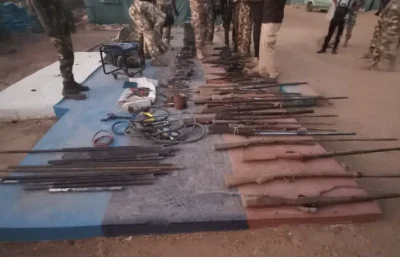 One Arrested As Military Bursts Gun Factory In Plateau
