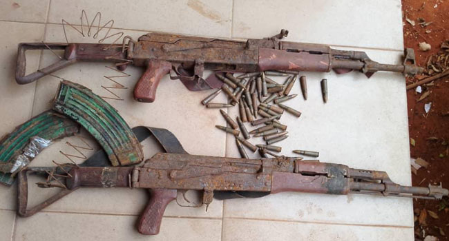 Police Arrest Ihiala Cultists, Recover AK-47 Rifles In Anambra