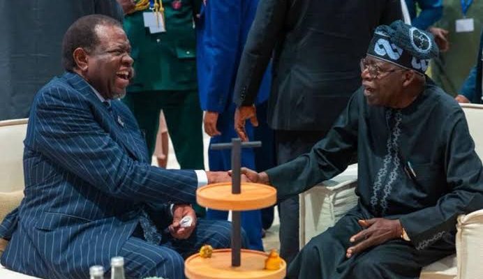 Tinubu Mourns Passing Of Namibian President