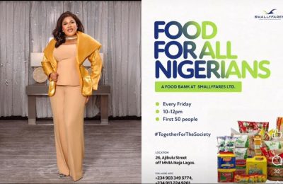 Toyin Abraham Launches Food Bank To Provide 50 Individuals With Meals, N5k Transportation Every Friday