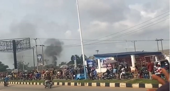 Angry Motorcyclists Protest As Task Force Allegedly Kill Two Colleagues In Delta