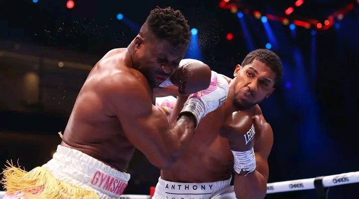 Anthony Joshua Defeats Ngannou With Second-Round Knockout