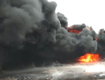 Fire guts Onitsha