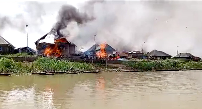 Delta community razed following killing of 16 soldiers