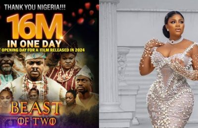 Eniola Ajao’s Movie Ajakaju “Beast Of Two Worlds” Hits 16M In Cinemas On First Day Of Release