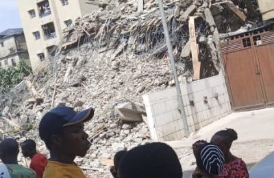 Five-storey building collapses in Onitsha