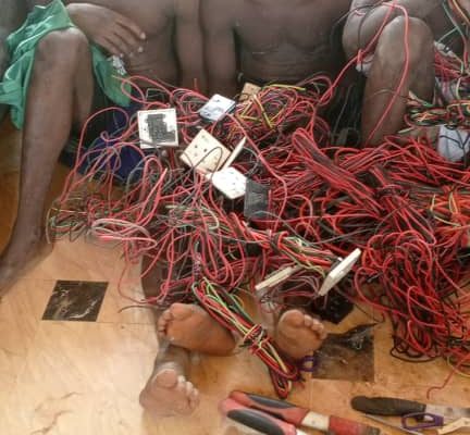 Four arrested for stealing cables worth N5m in Ogun