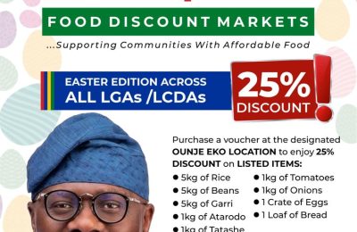 Lagos to open ‘Ounje Eko,’ Friday