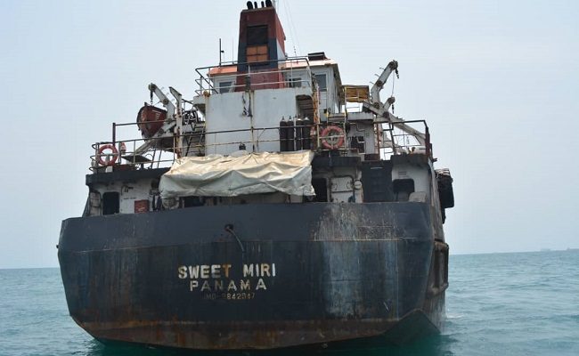 Navy intercepts Benin Republic-bound ship with stolen crude oil, arrests 13