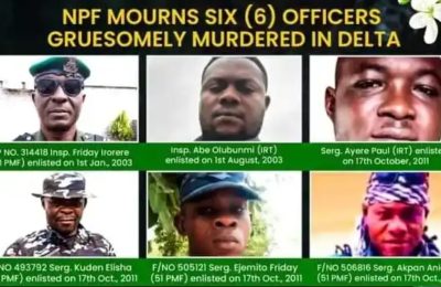 Police Release Identities Of Officers Abducted, Killed In Delta