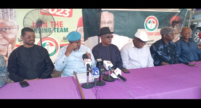 Members of the Rivers State Chapter of the Peoples Democratic Party, PDP, Presidential Campaign Council and other members of the party, on Thursday, declared support for President Bola Tinubu