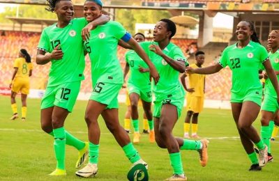Ajibade Helps Super Falcons Beat South Africa In First Leg Clash