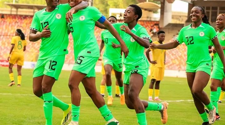 Ajibade Helps Super Falcons Beat South Africa In First Leg Clash