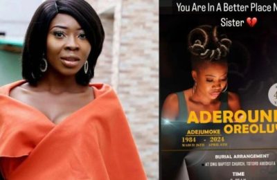 BREAKING:Jenifer’s diary actress Aderounmu Adejumoke is dead