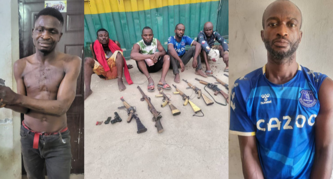 FCT: Police arrest notorious armed robbery kingpin 'Pounds and Dollar', gang members