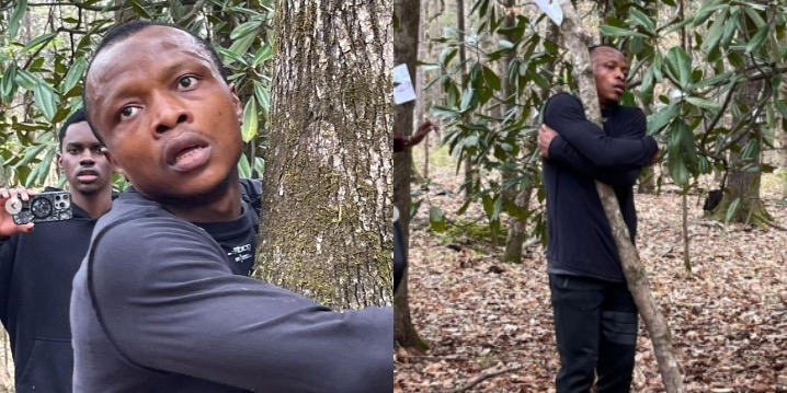 Ghanian Student Sets World Record For Hugging 1,123 Trees In One Hour
