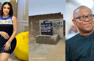 I’m Disappointed – Tonto Dike Calls Out Peter Obi Over Quality Of Borehole Donated To Northern Communities