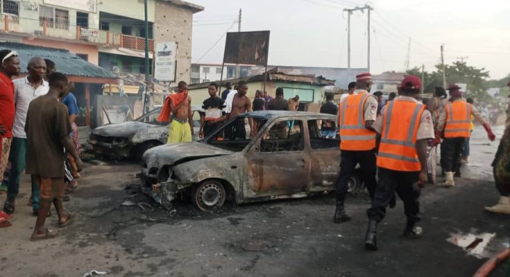 JUST IN: Gas explosion rocks Abeokuta
