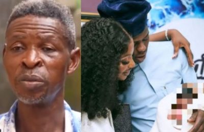 Mohbad's father allegedly pastes summons for DNA on Wunmi's gate
