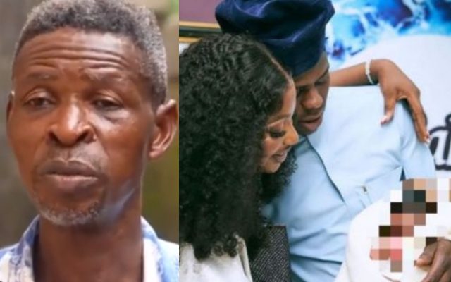 Mohbad's father allegedly pastes summons for DNA on Wunmi's gate