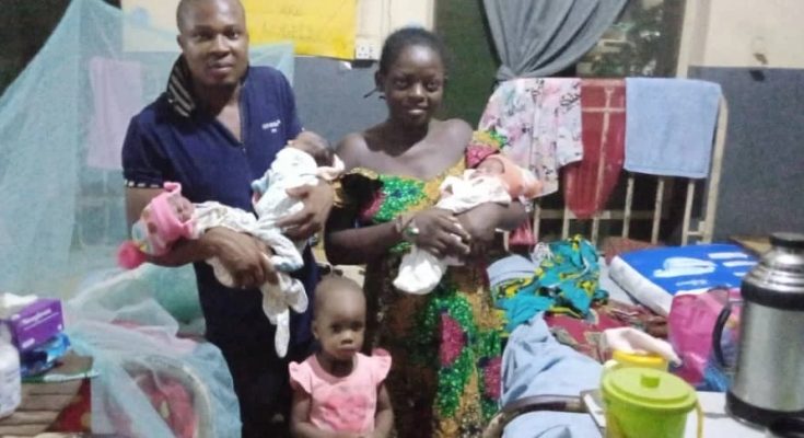 Police solicit support for corporal whose wife delivered triplets