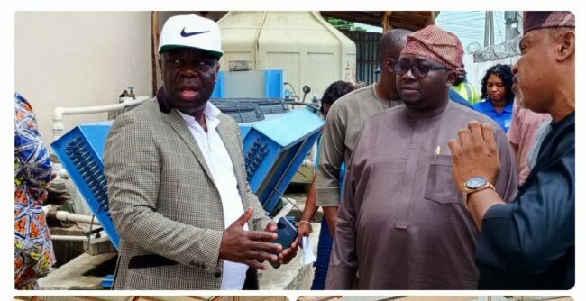 Power Minister visits Ibadan meter manufacturing factory