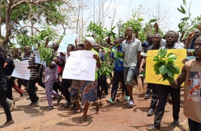 Residents of Gwer West LGA protest killings in Benue