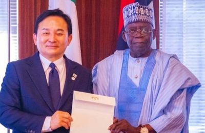 Tinubu wants stronger partnership with Korea in manufacturing 
