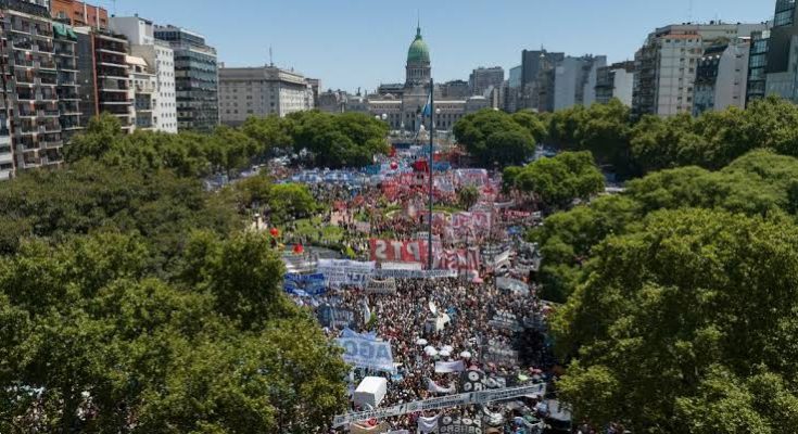 Argentines strike over public spending cuts under President Javier Milei