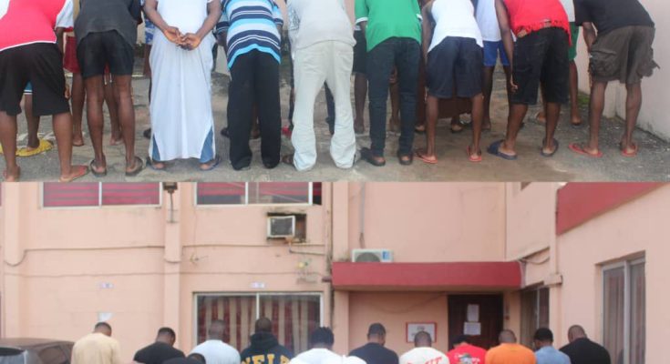 EFCC arrests 39 internet fraudster suspects in Benin
