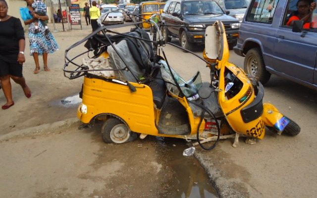 Four Dead As Bus Crushes Tricycle In Aba