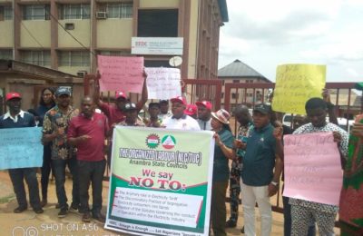 Labour shuts down NERC, EEDC offices in Anambra