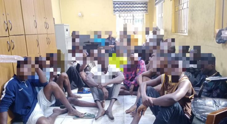 Police Nab 40 Suspects In Criminal Hideouts Raid In Lagos