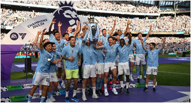 Manchester City Clinch Historic Fourth Consecutive Premier League Title