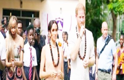 Meghan Markle in Abuja, says Prince Harry is ‘so inspiring because he speaks the truth’