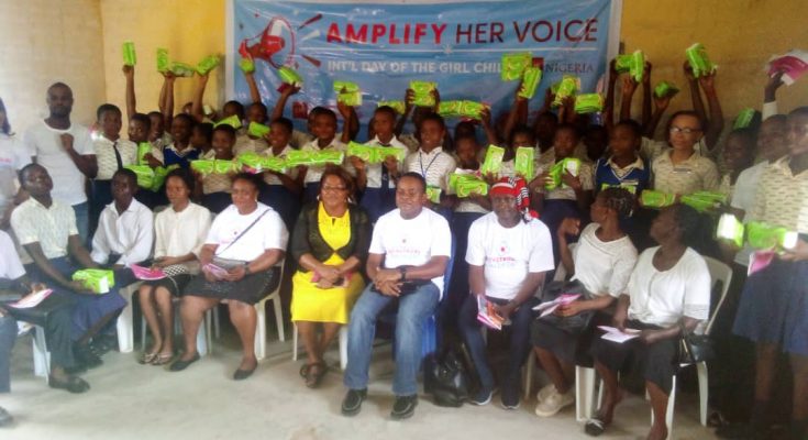 NGO distributes sanitary pads to female students in Akwa Ibom