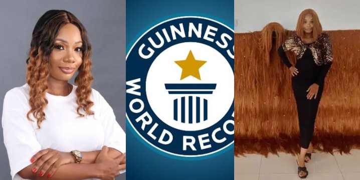 Nigeria's Helen Williams Sets Guinness Record For Widest Handmade Wig