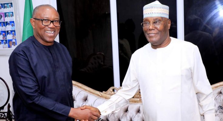 Peter Obi Meets Atiku In Abuja, Amid Rumoured Coalition Ahead Of 2027