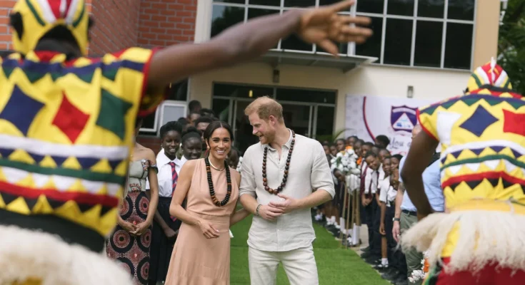 Prince Harry, Meghan arrive Nigeria