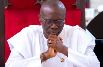 Sanwo-Olu commiserates with Lagos Speaker, Obasa over father's death