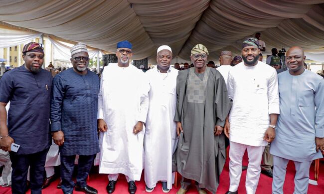 Sanwo-olu, Abiodun, others grace Pa Obasa’s 8th days fidau prayers