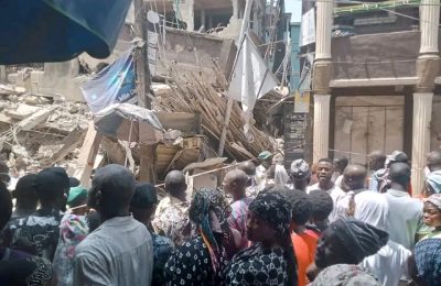 Ten Rescued As Two-Storey Building Collapses In Lagos (Pictures)