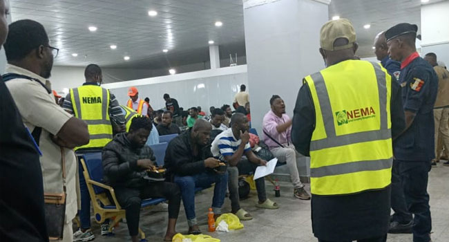 103 Nigerians Deported From Turkey Arrive At Abuja Airport (Pictures)